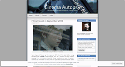 Desktop Screenshot of blog.cinemaautopsy.com